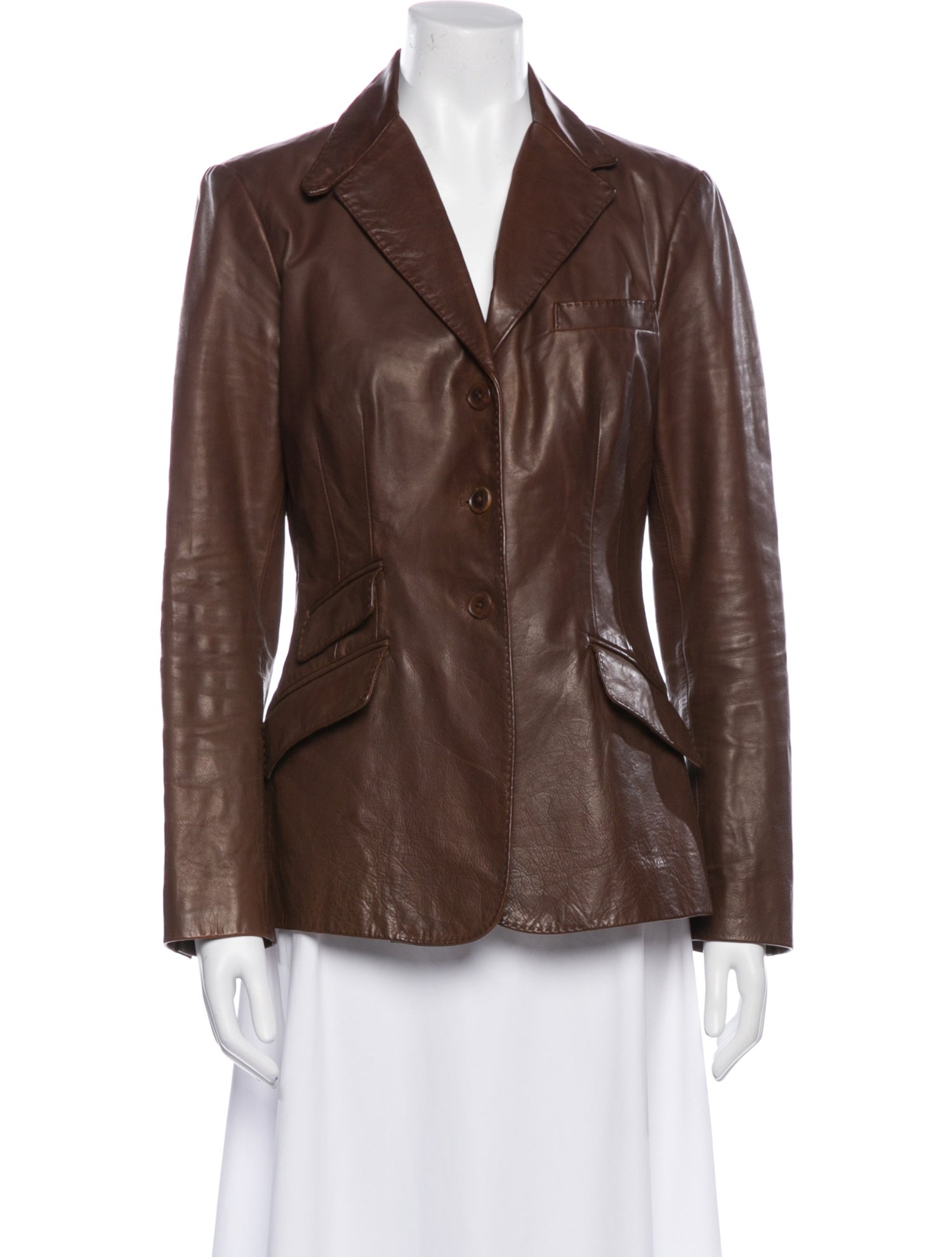 Ralph Lauren Leather Blazer