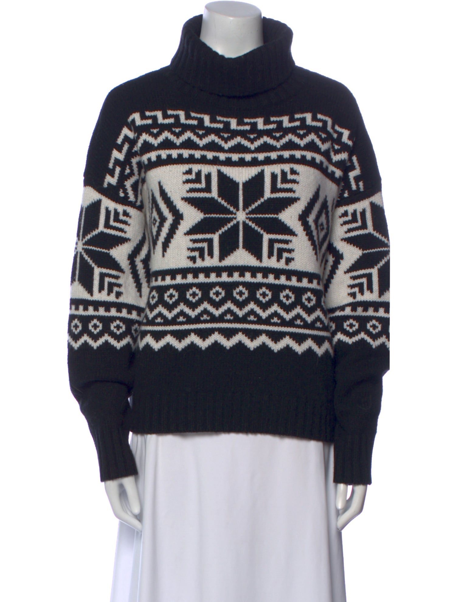 Ralph Lauren Printed Turtleneck Sweater w/ Tags