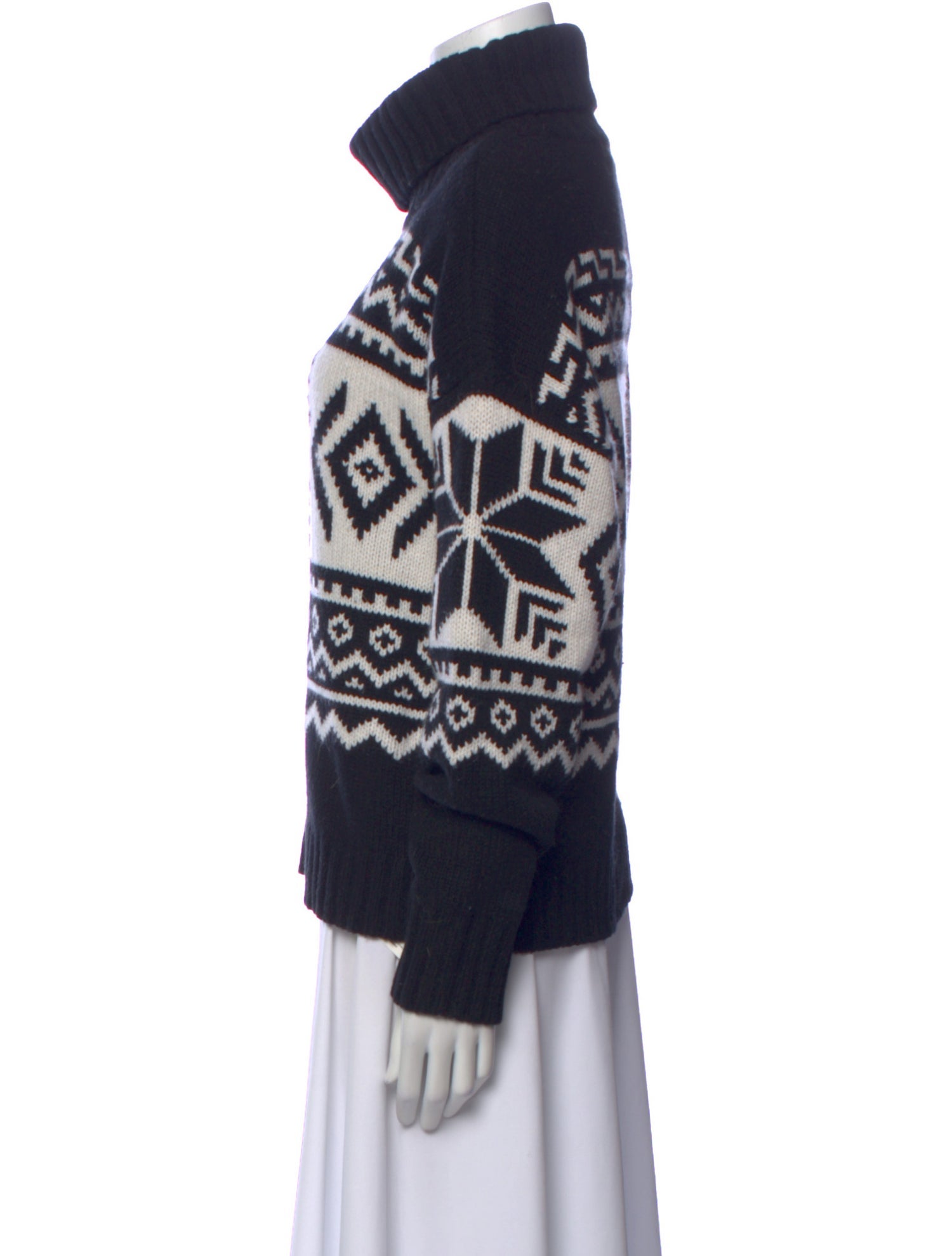 Ralph Lauren Printed Turtleneck Sweater w/ Tags