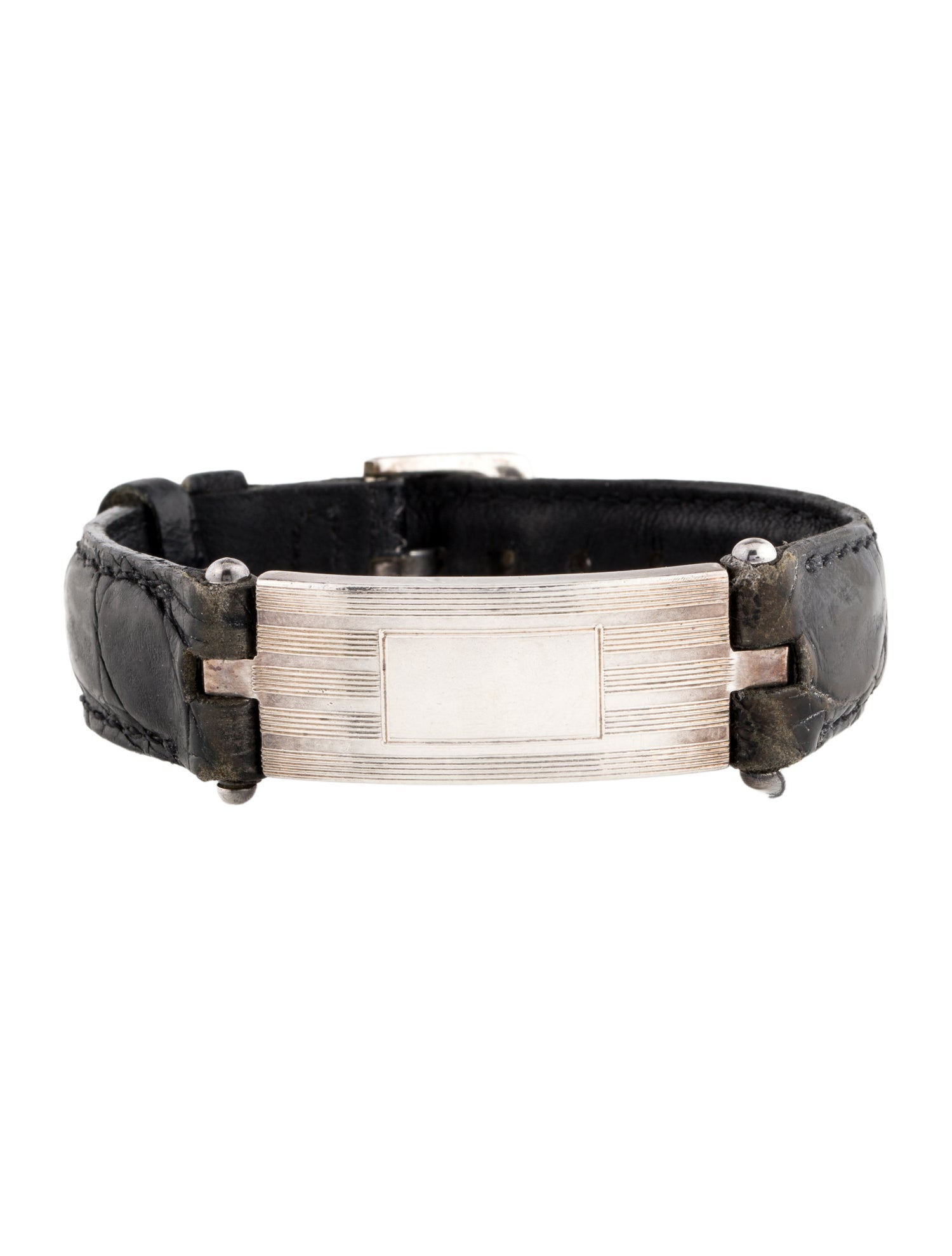 Ralph Lauren Crocodile Leather Wrap Bracelet