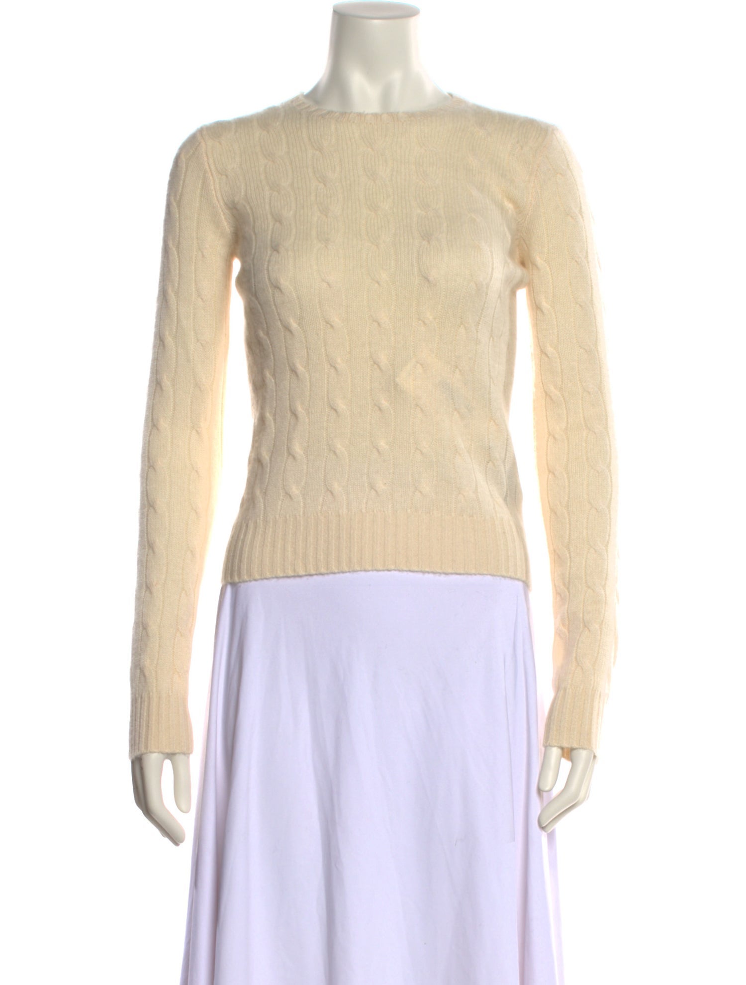 Ralph Lauren Cashmere Bateau Neckline Sweater