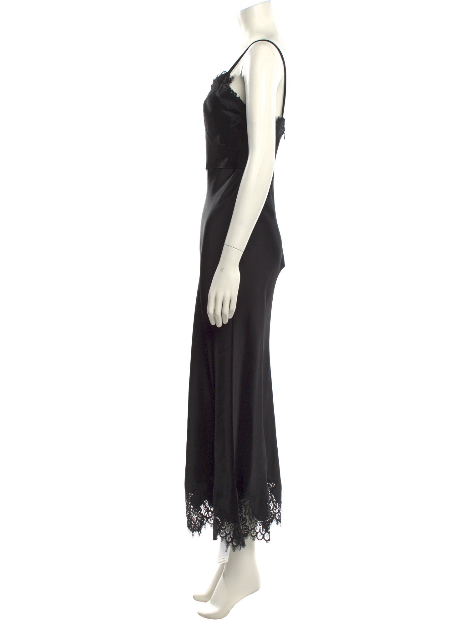 Ralph Lauren Square Neckline Long Dress