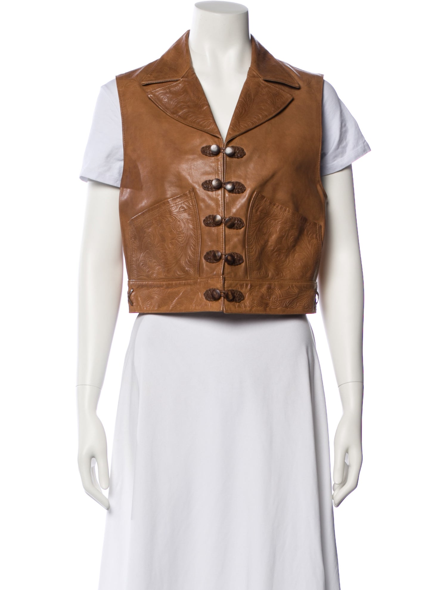 Ralph Lauren 2000's Leather Vest