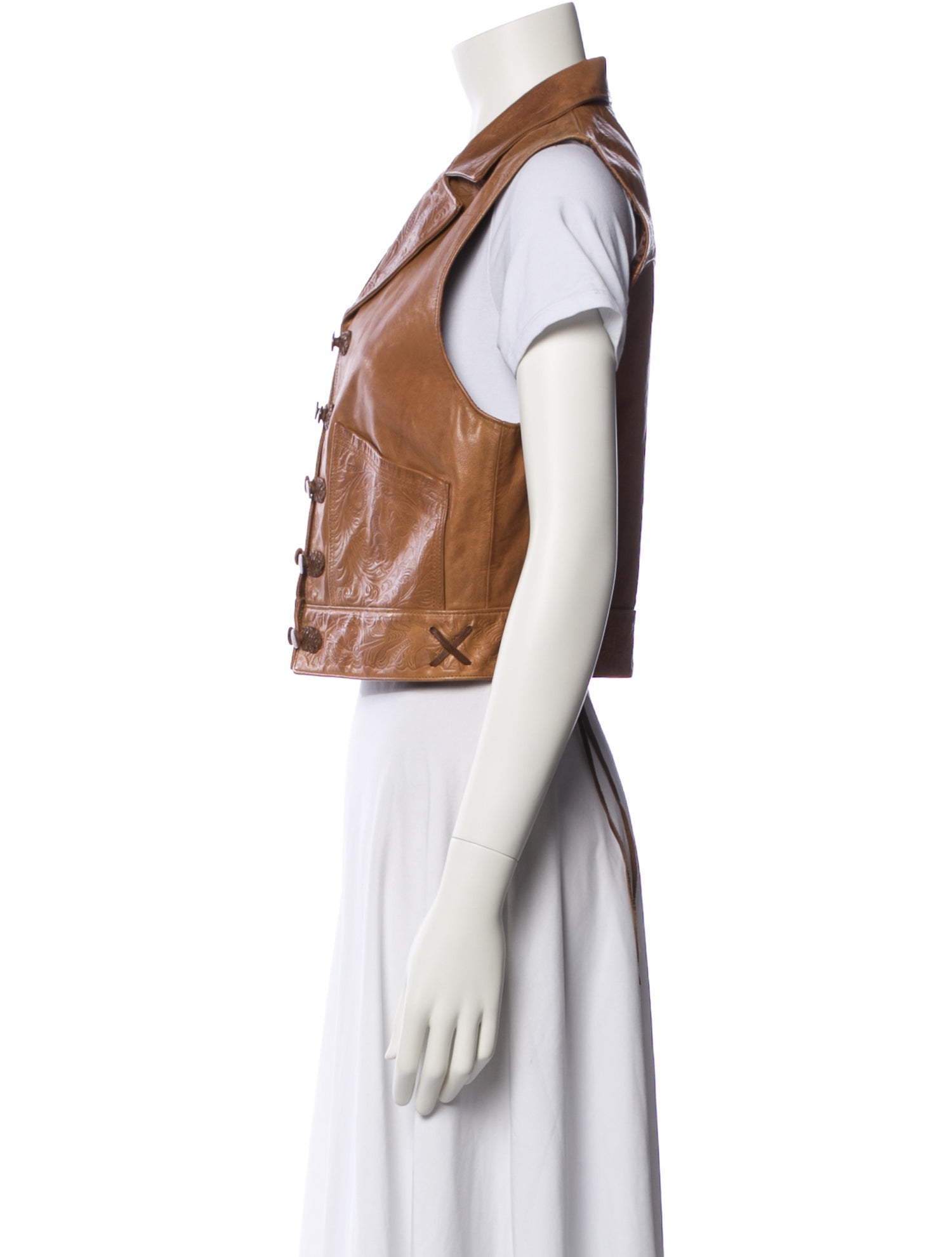 Ralph Lauren 2000's Leather Vest