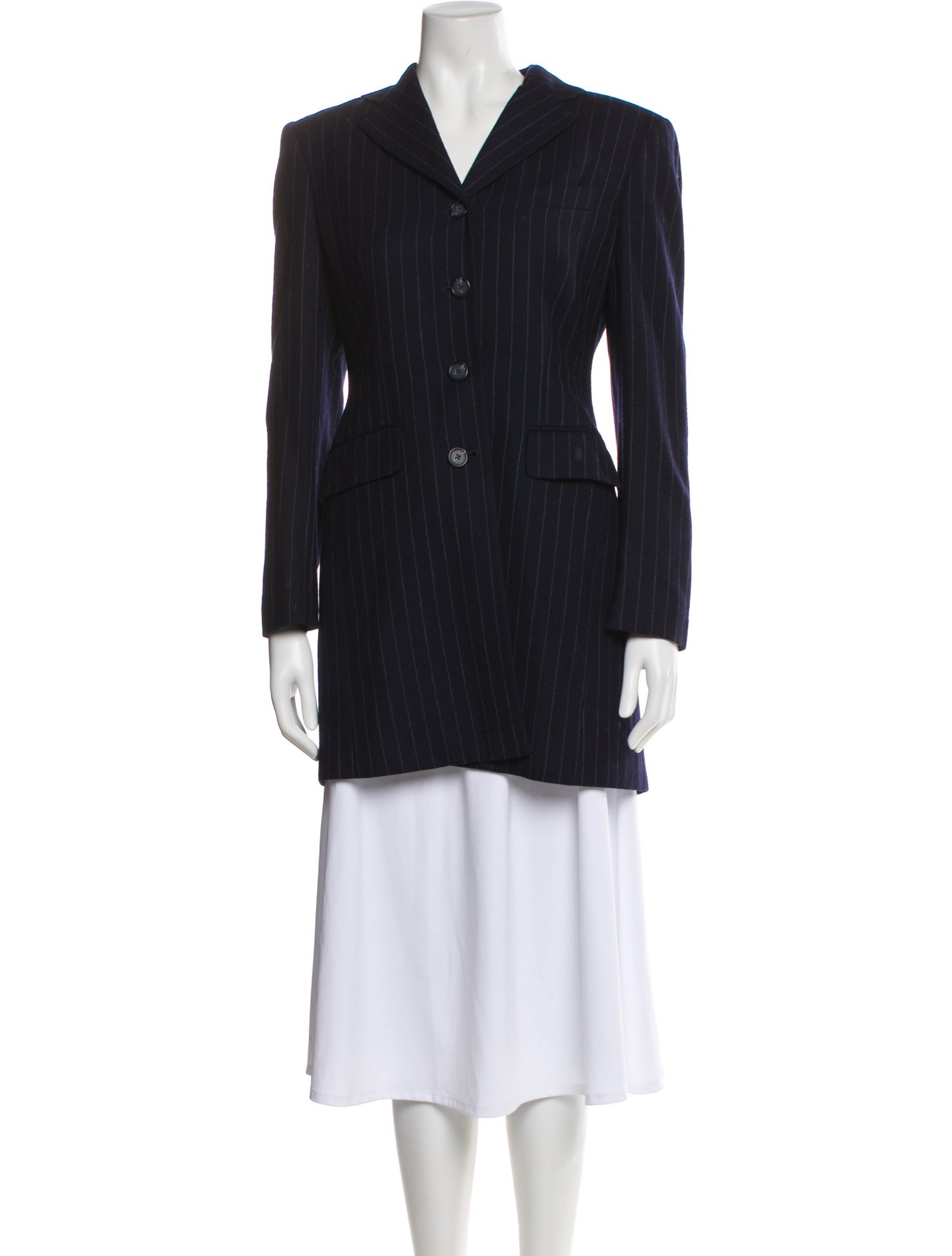 Ralph Lauren Wool Striped Blazer
