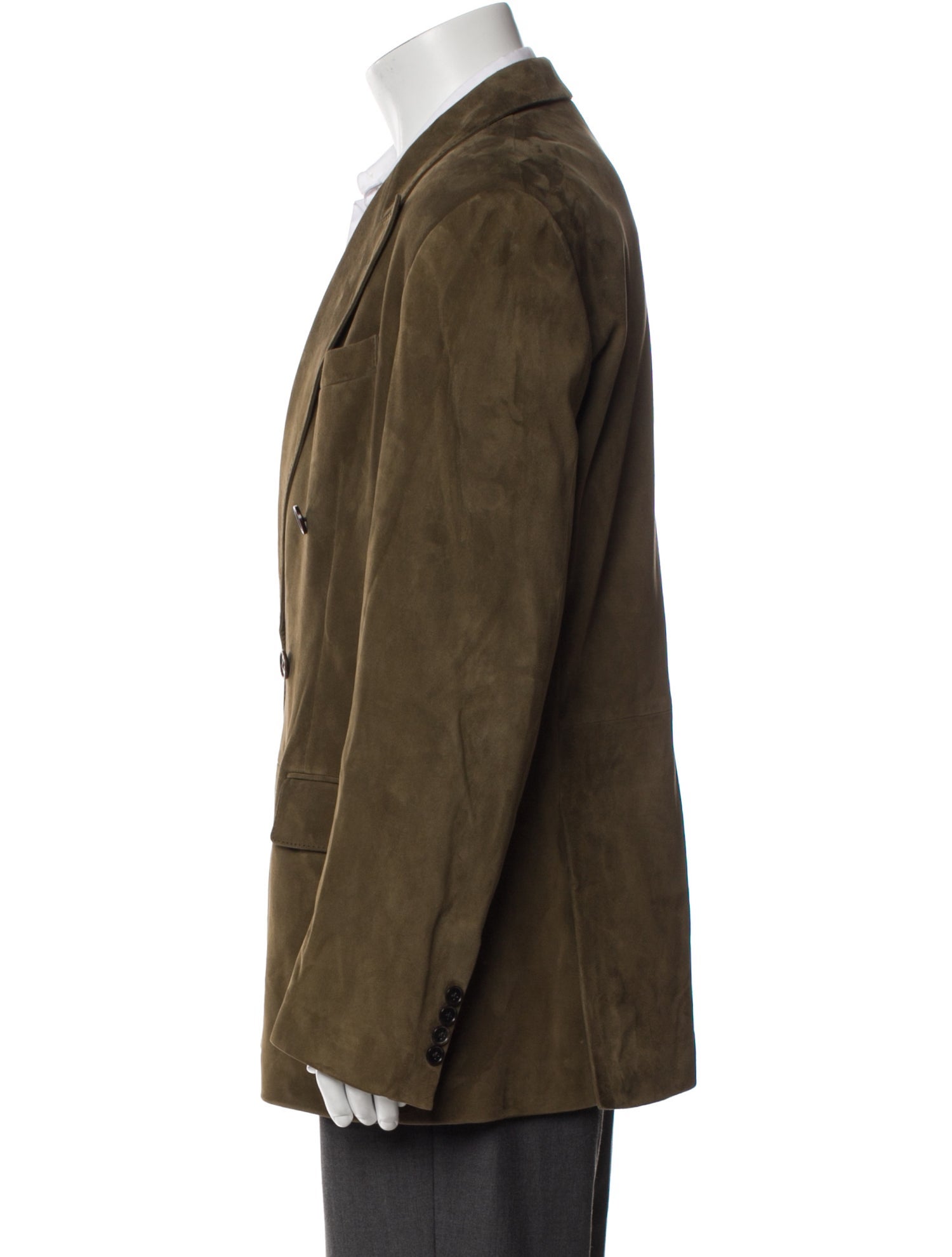 Ralph Lauren Purple Label Suede Peacoat