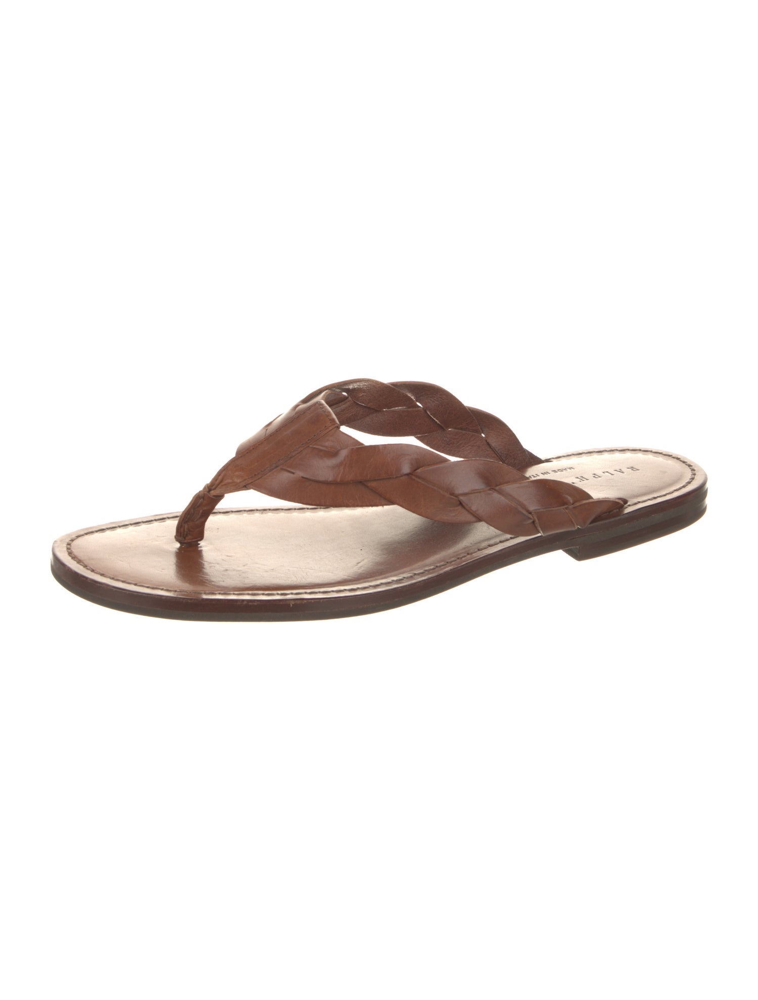 Ralph Lauren Leather Flip Flops