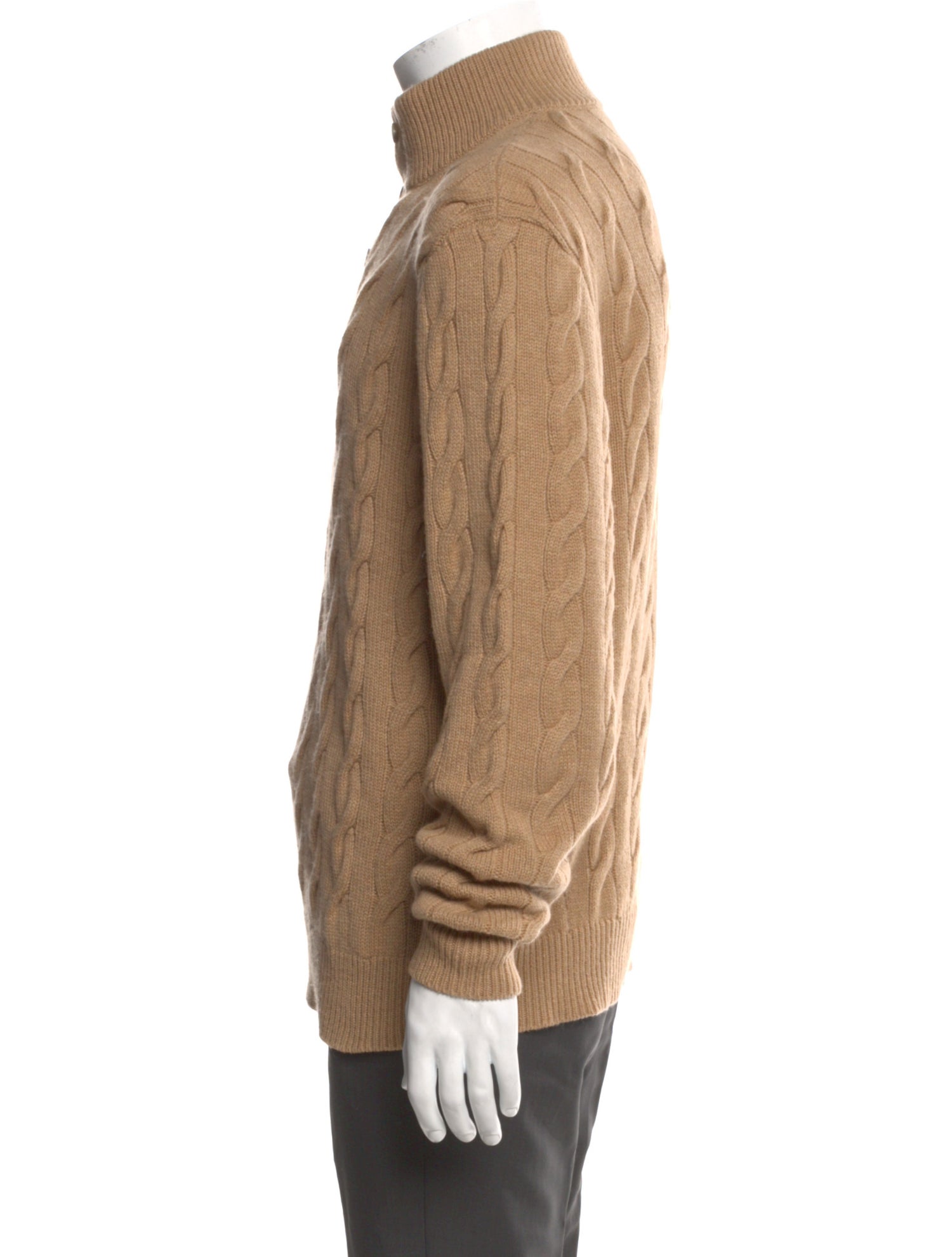 Ralph Lauren Cashmere Mock Neck Pullover