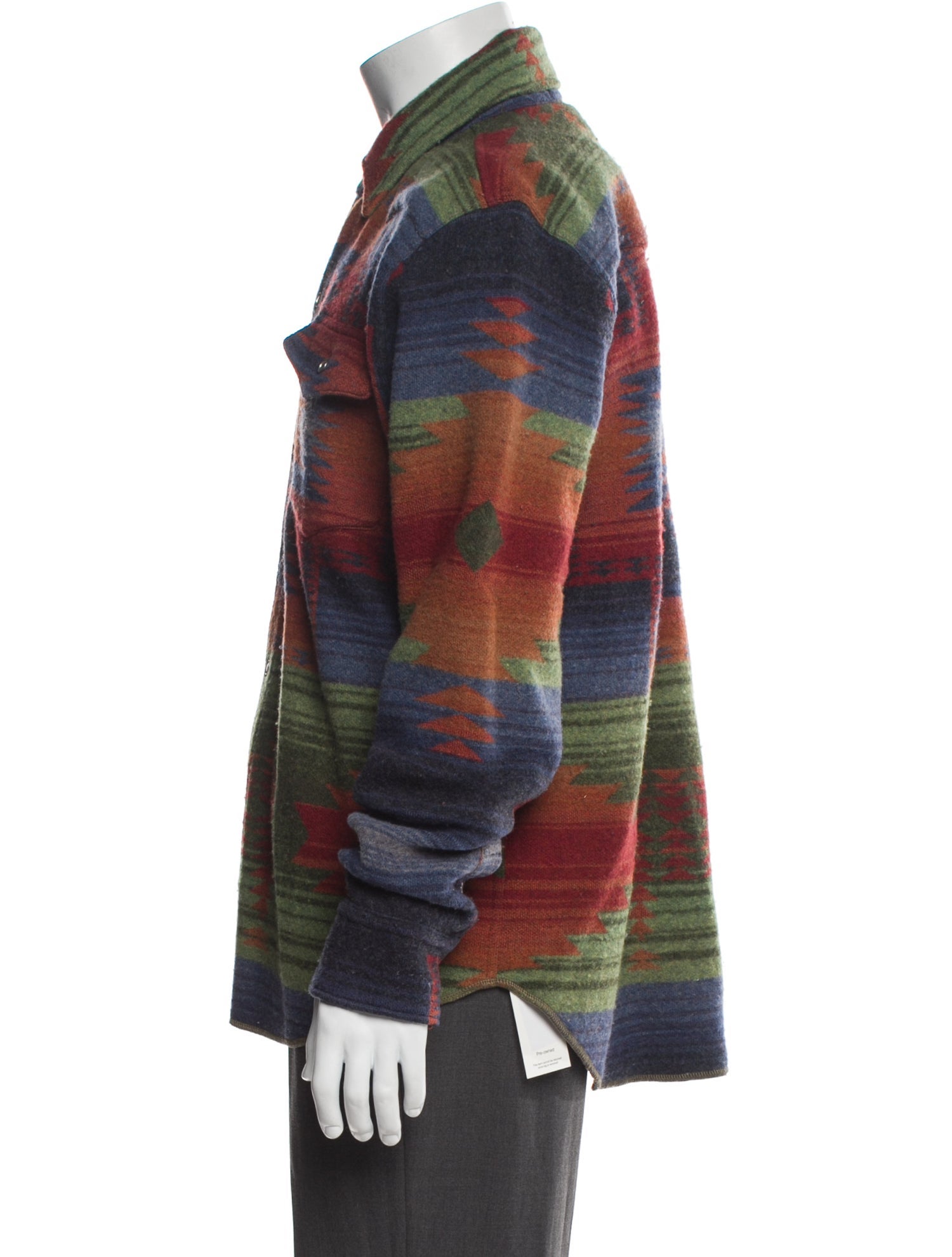 RRL & Co. Wool Printed Trucker Jacket