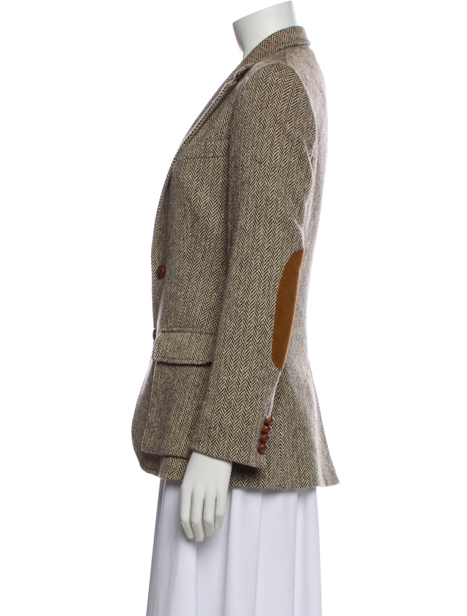 Ralph Lauren Wool Printed Blazer