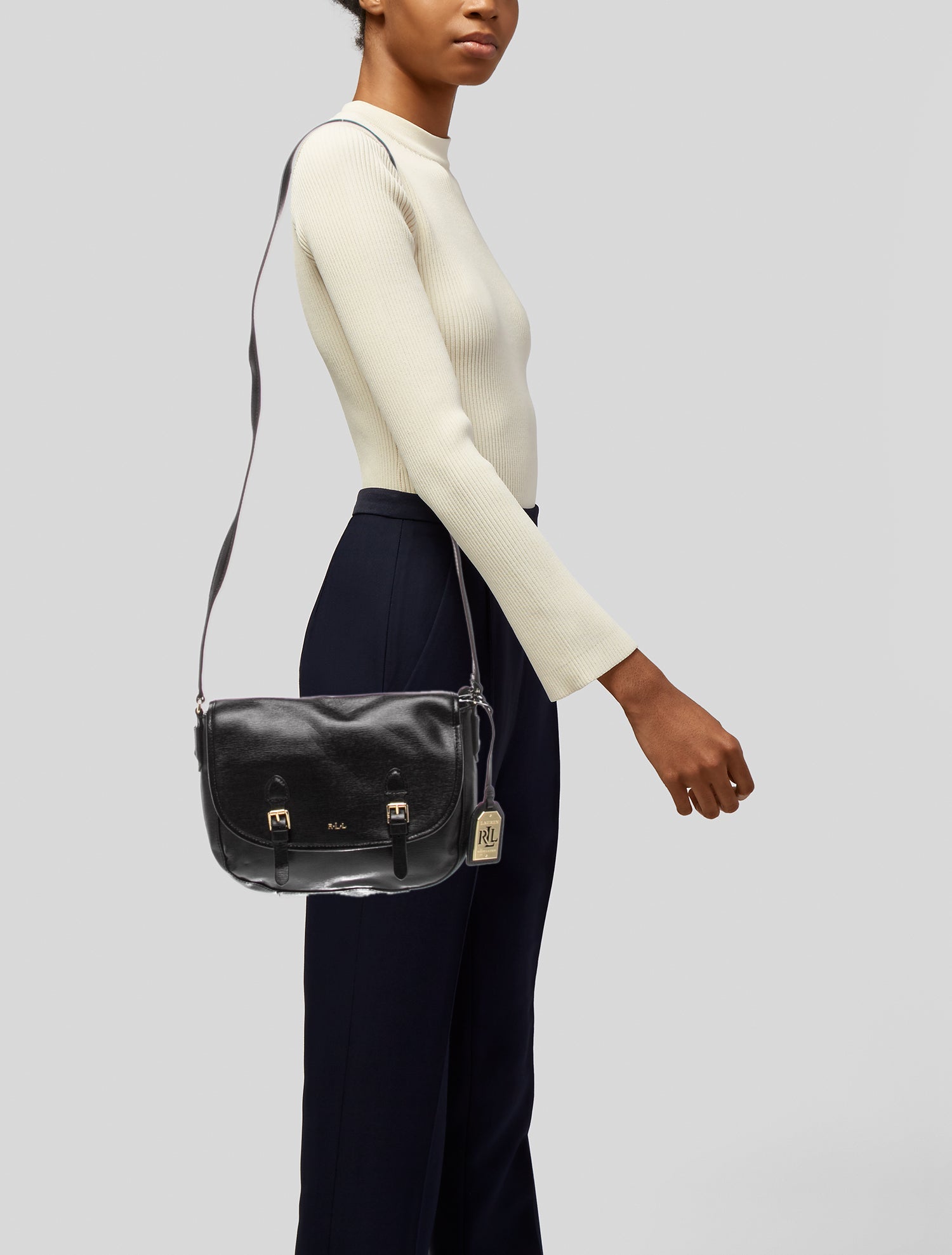 Ralph Lauren Leather Shoulder Bag