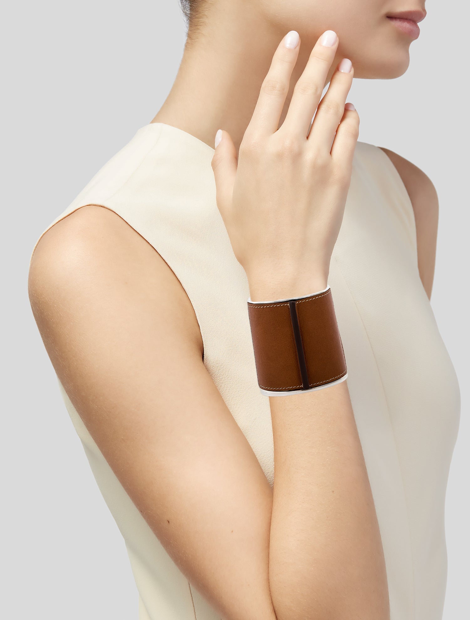 Ralph Lauren Leather Cuff Bracelet