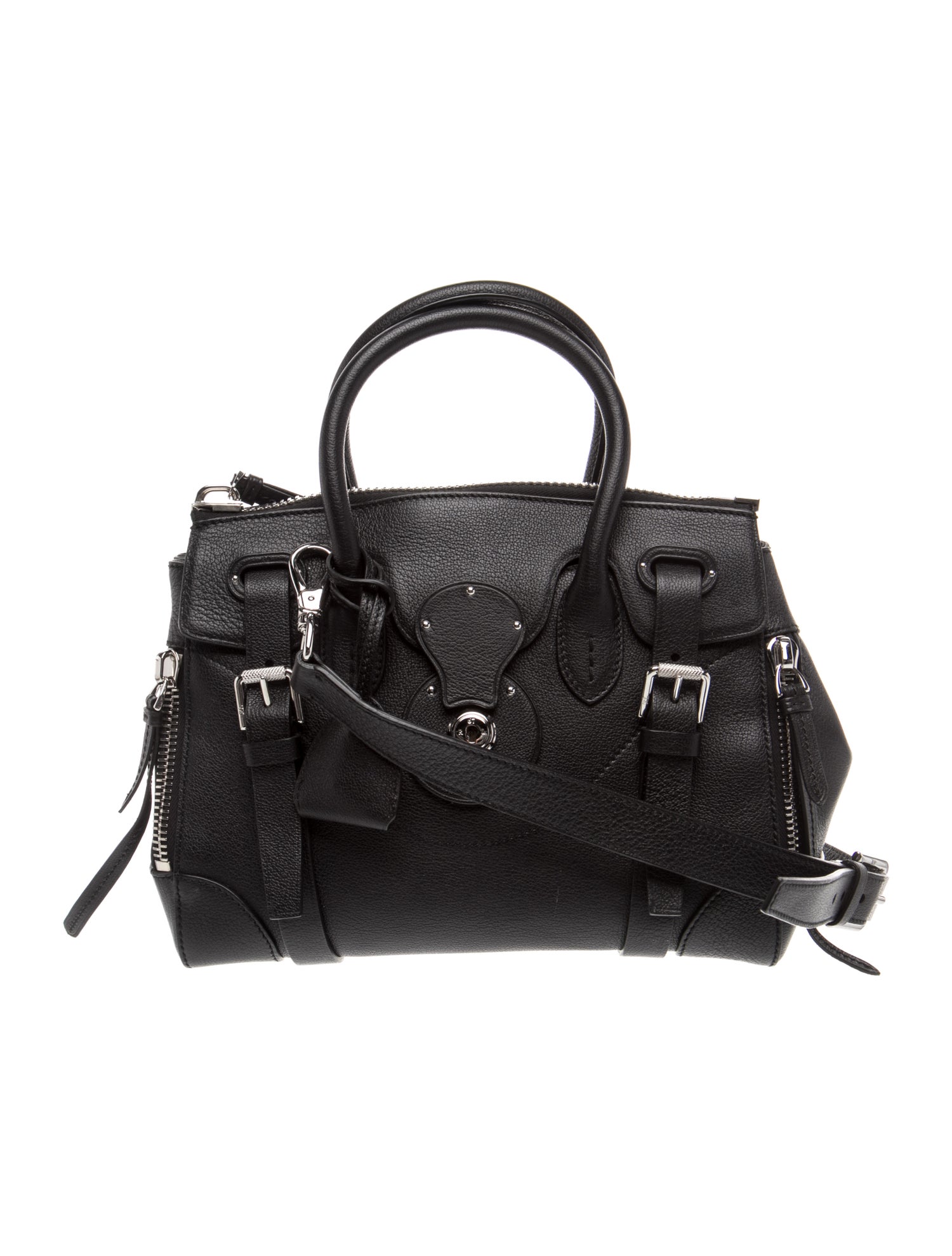 Ralph Lauren Leather Top Handle Bag