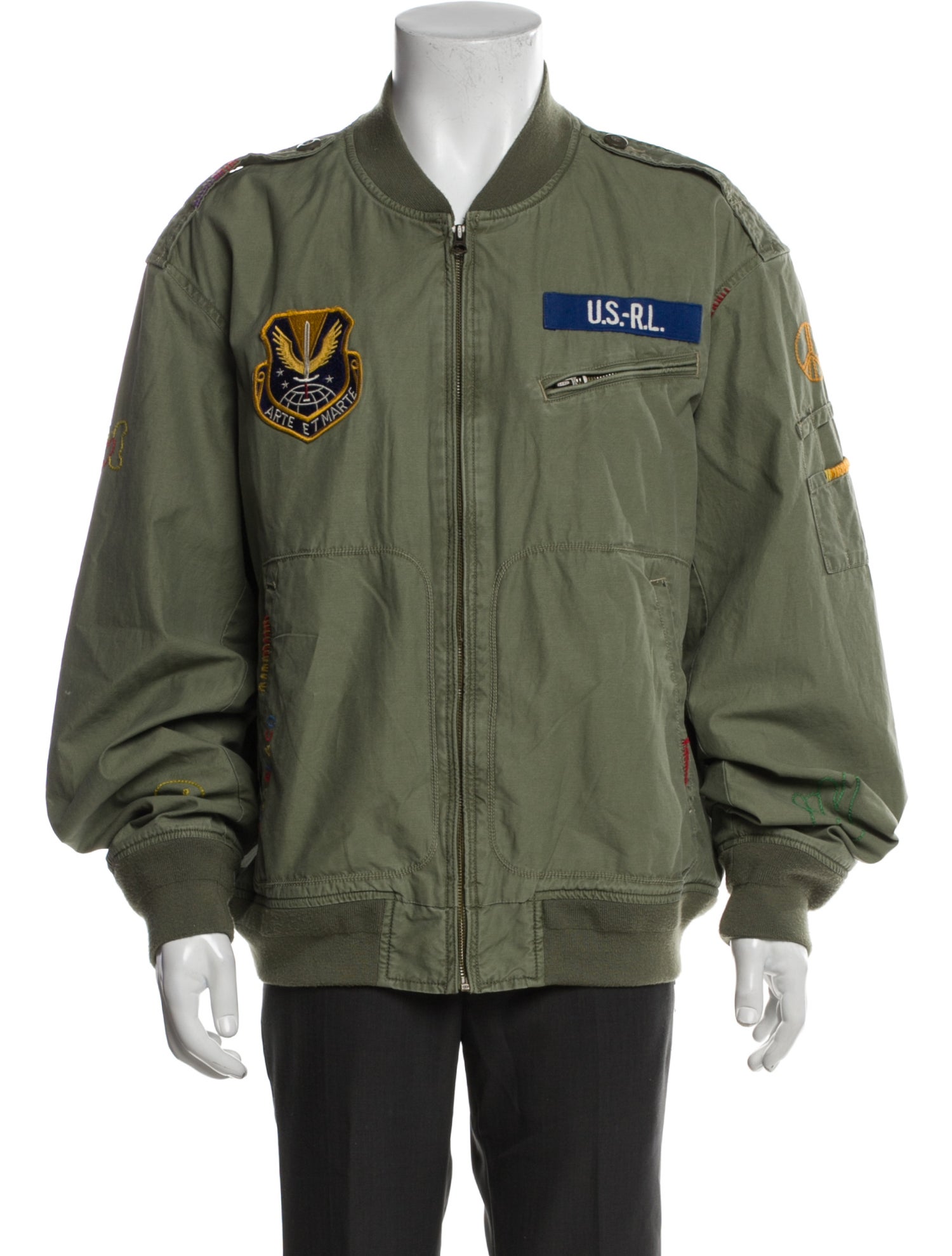 Ralph Lauren Graphic Print Windbreaker