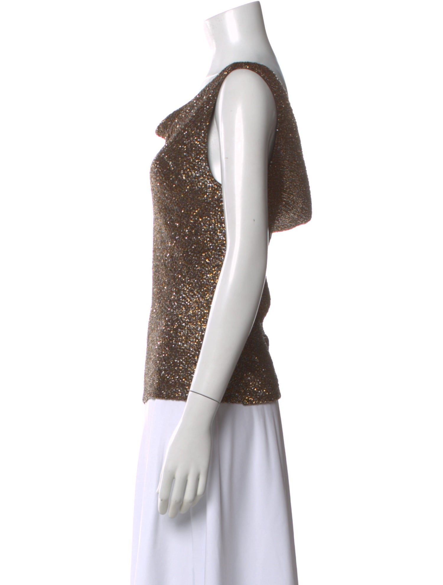 Ralph Lauren Silk Patterned Top