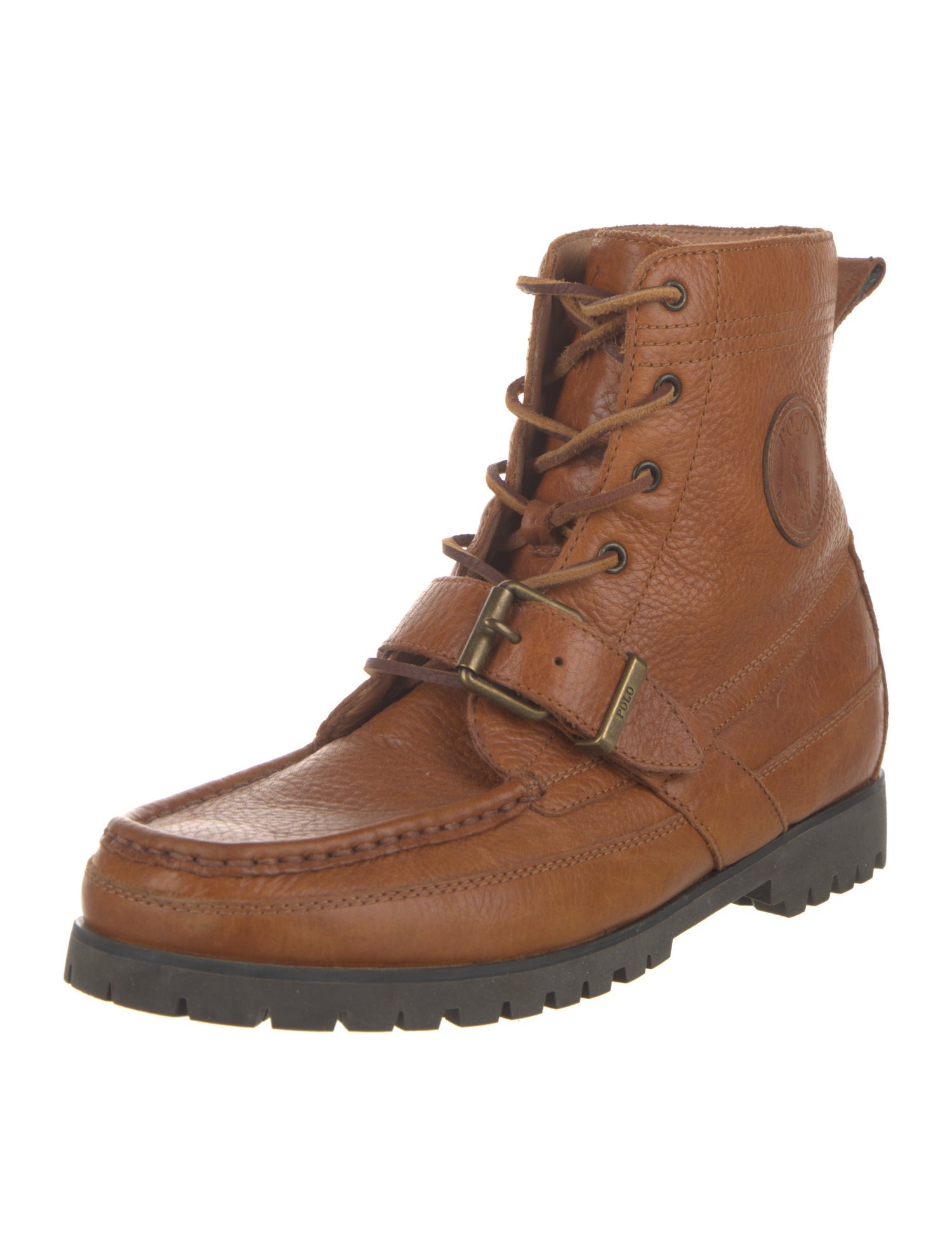 Polo Ralph Lauren Leather Combat Boots