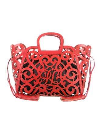 Ralph Lauren Vachetta Scroll Tote