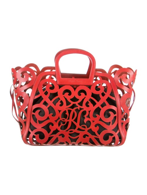 Ralph Lauren Vachetta Scroll Tote