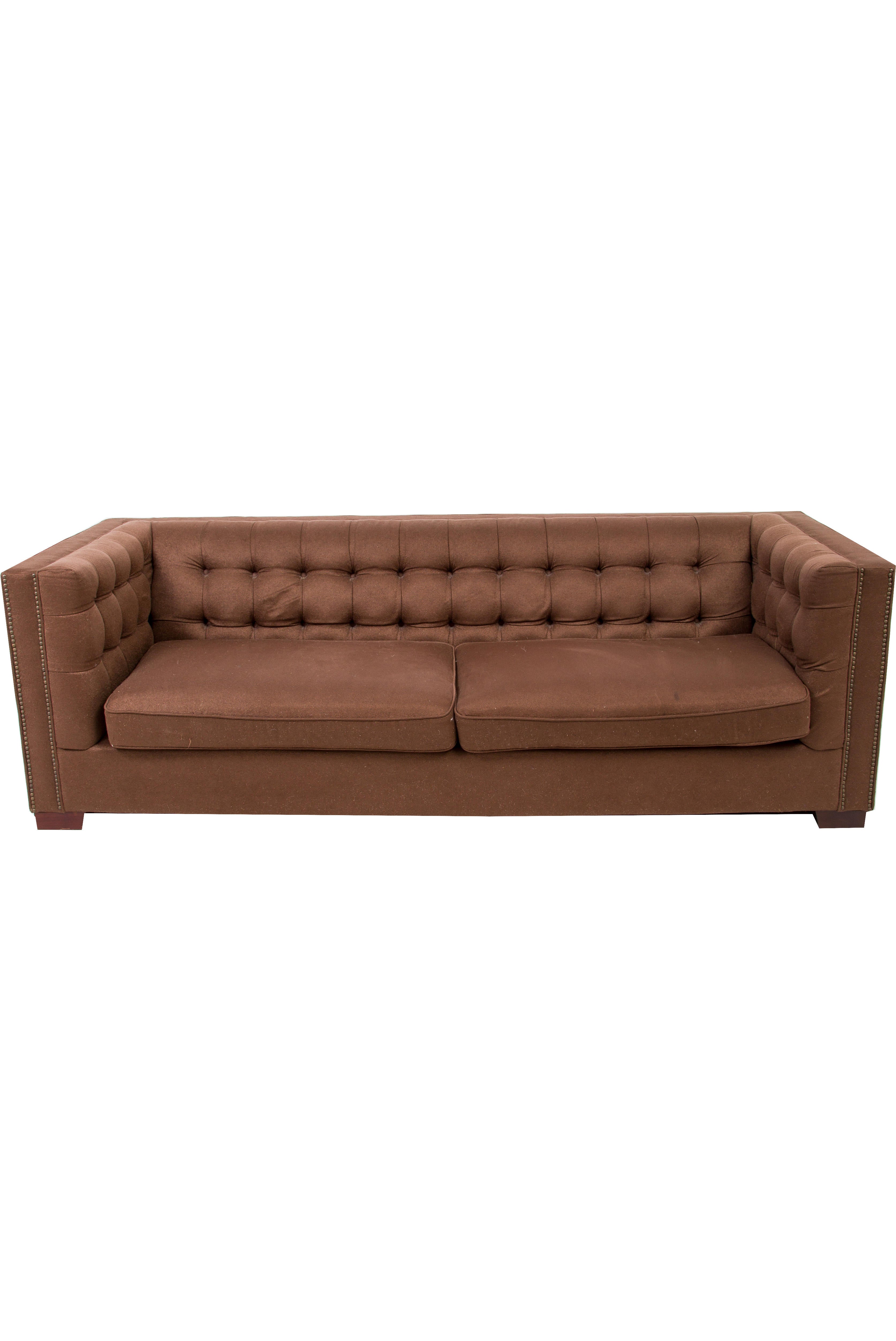 Ralph Lauren Tufted Two-Seat Sofa
