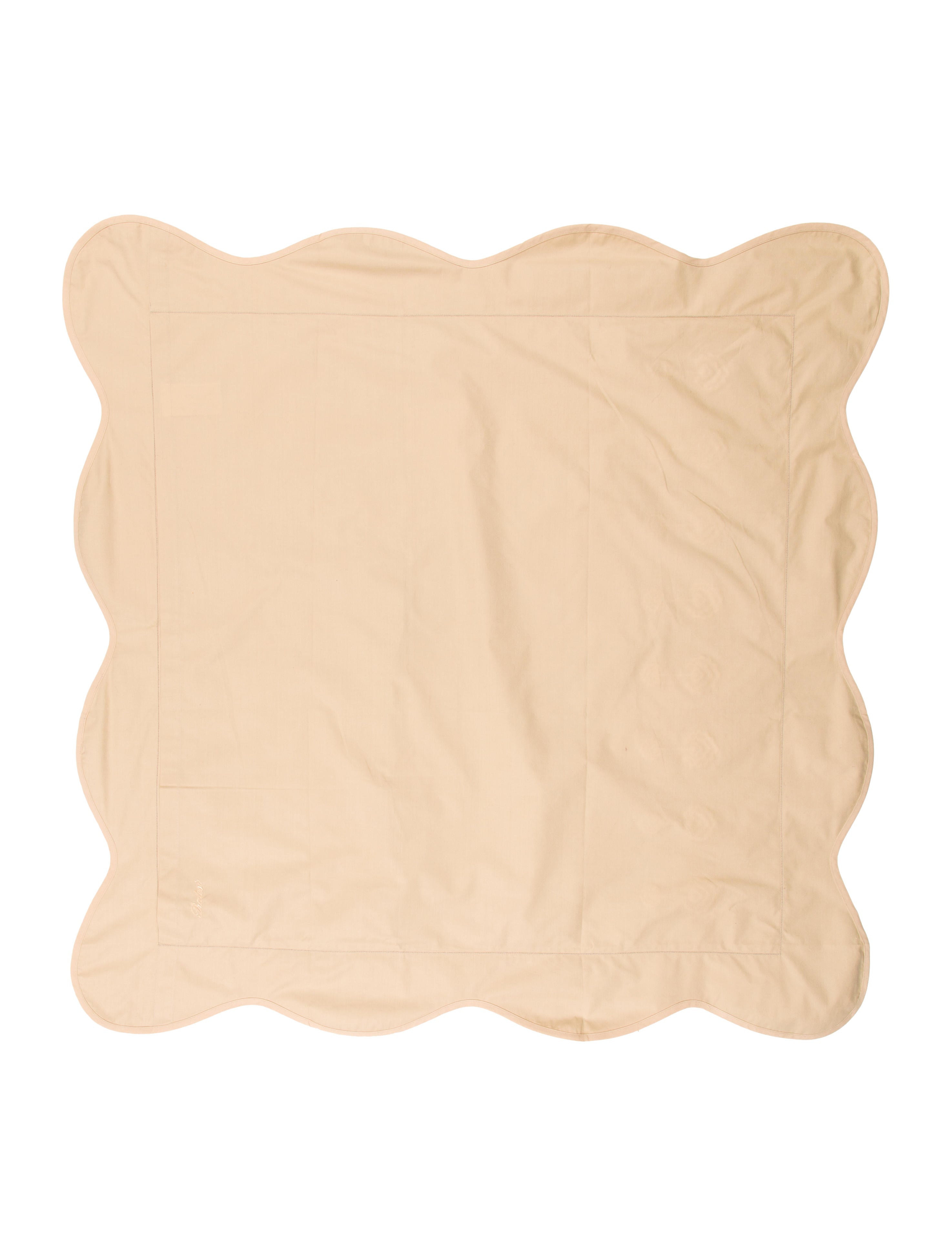 Ralph Lauren Floral King Size Ruffled Pillow Sham Green Bedding