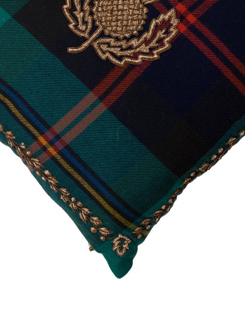 Ralph Lauren Wexford Tartan Plaid Throw Pillow