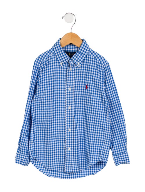 Ralph Lauren Boys' Gingham Button-Up Shirt