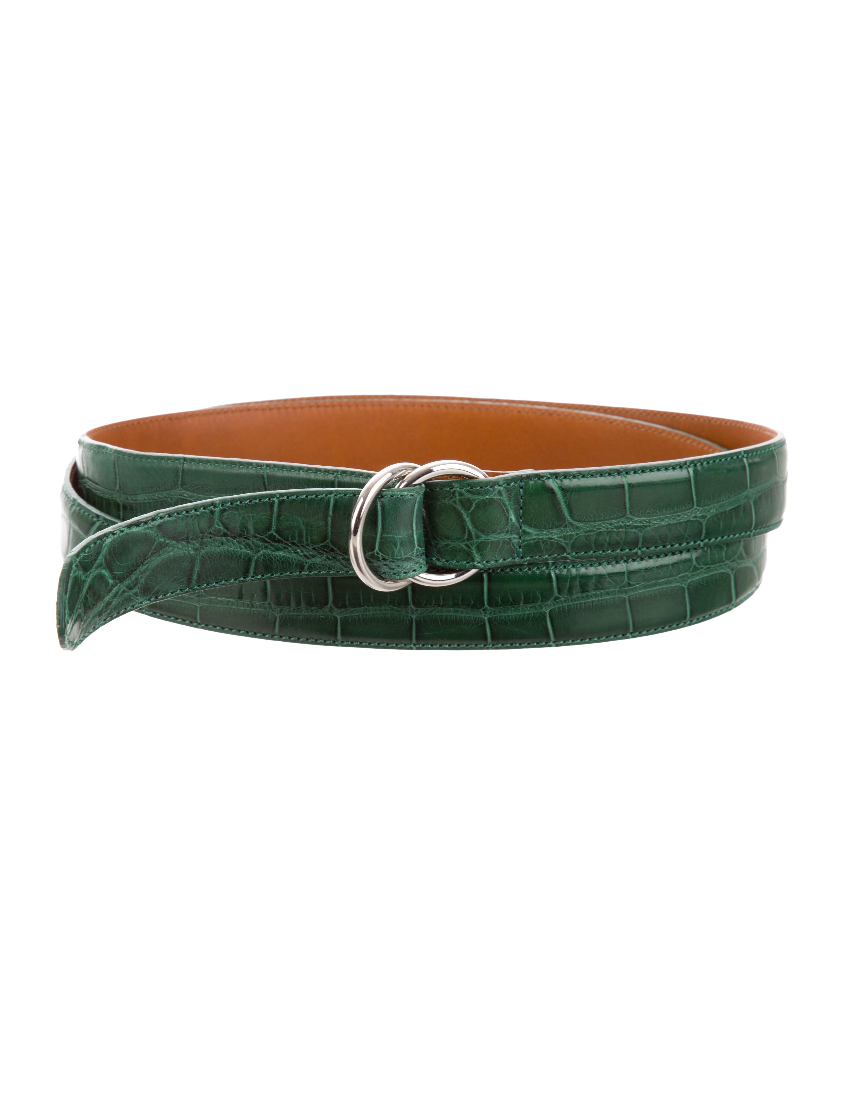 ralph lauren alligator belt