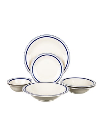 Ralph Lauren 7-Piece Café Stripe Tableware Set