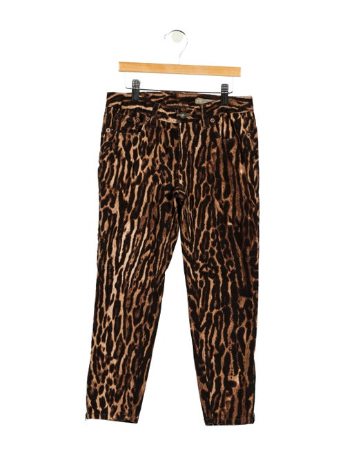 Ralph Lauren Animal Print Skinny Leg Pants