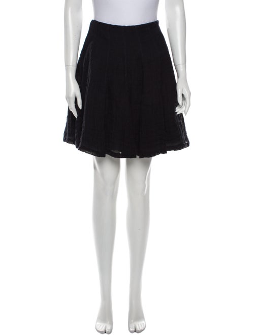 Ralph Lauren Linen Mini Skirt Blue