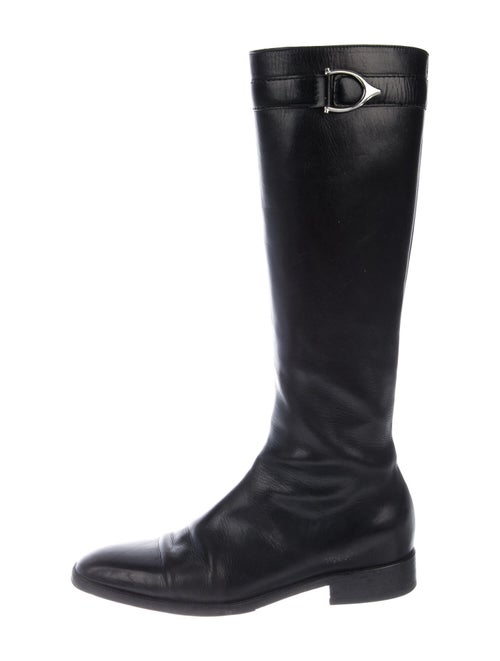 Ralph Lauren Leather Riding Boots Black
