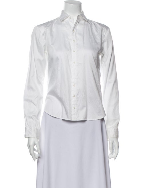 Ralph Lauren Long Sleeve Button-Up Top White