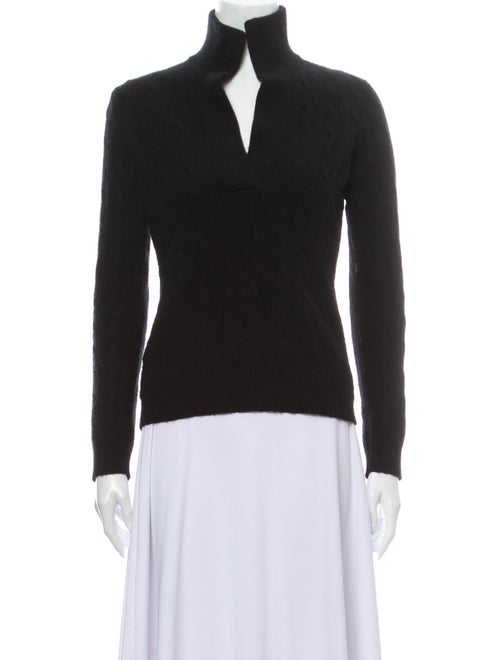 Ralph Lauren Cashmere Turtleneck Top Black