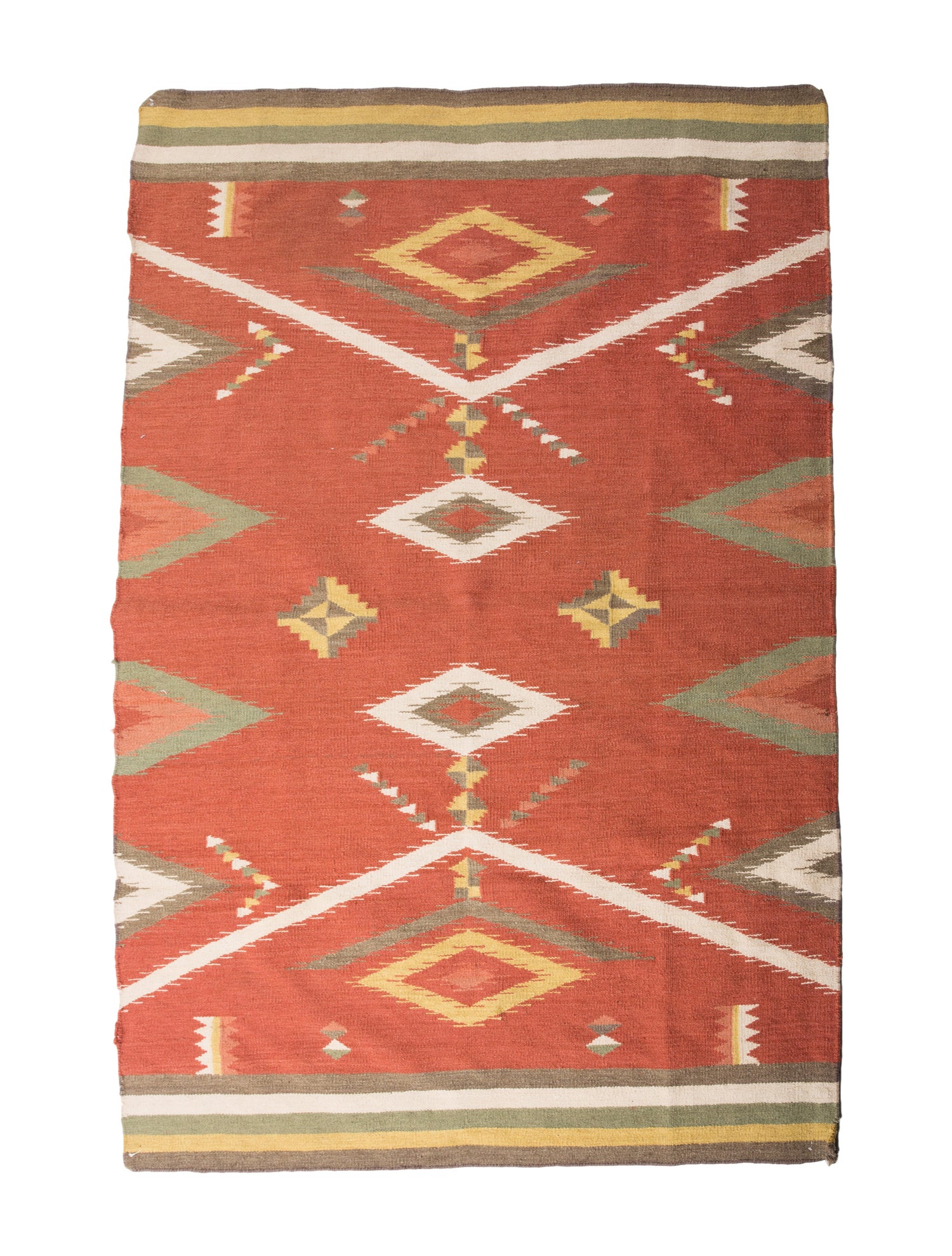 Ralph Lauren Wool Redwood Rug 5'1" x 7'10" Red Area Rugs, Rugs