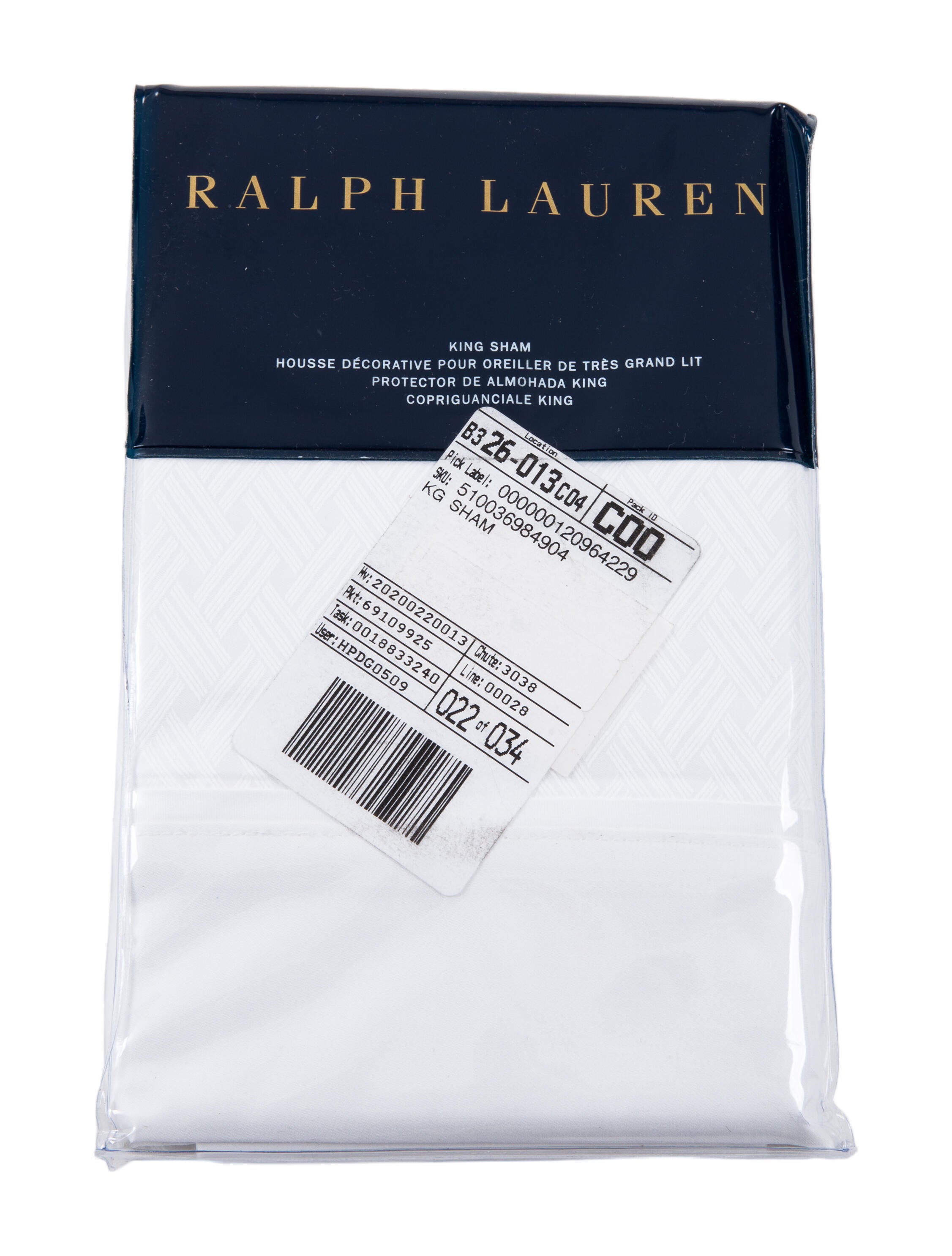 Ralph Lauren Bedford Jacquard King Sham
