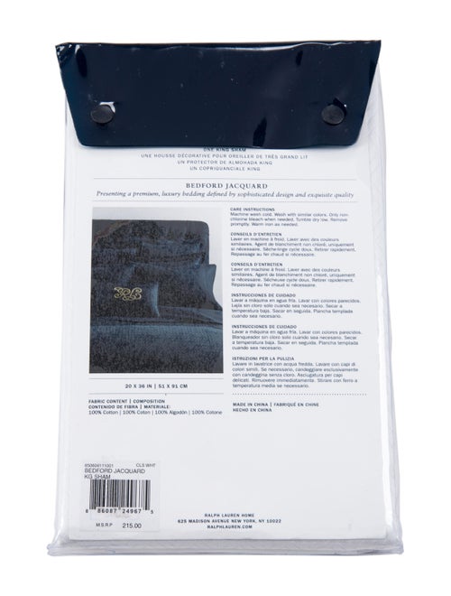 Ralph Lauren Bedford Jacquard King Sham