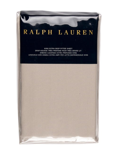 Ralph Lauren RL 624 Solid Sateen King Extra Deep Fitted Sheet