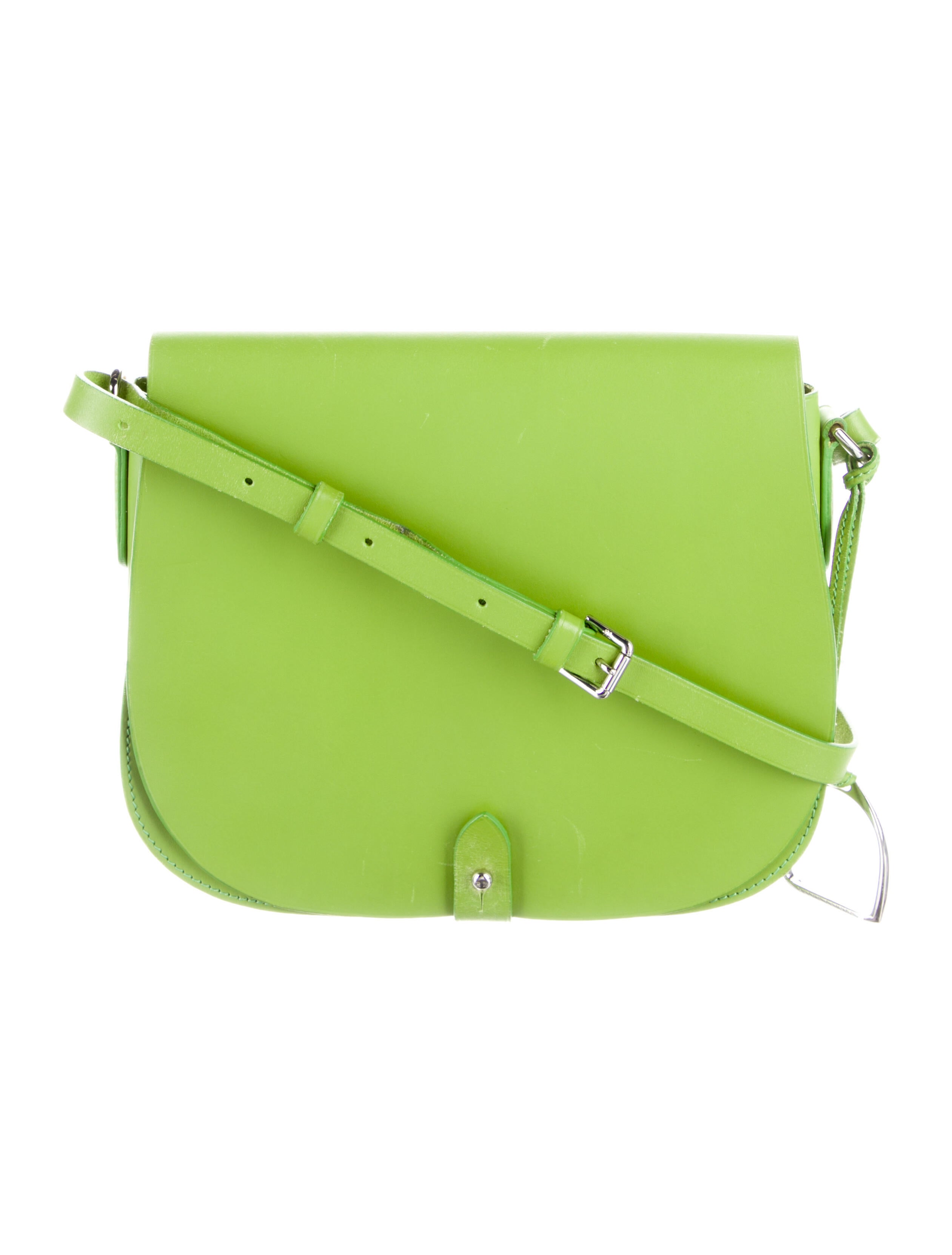 Ralph Lauren Leather Crossbody Bag Green Crossbody Bags, Handbags WYG94340 The RealReal
