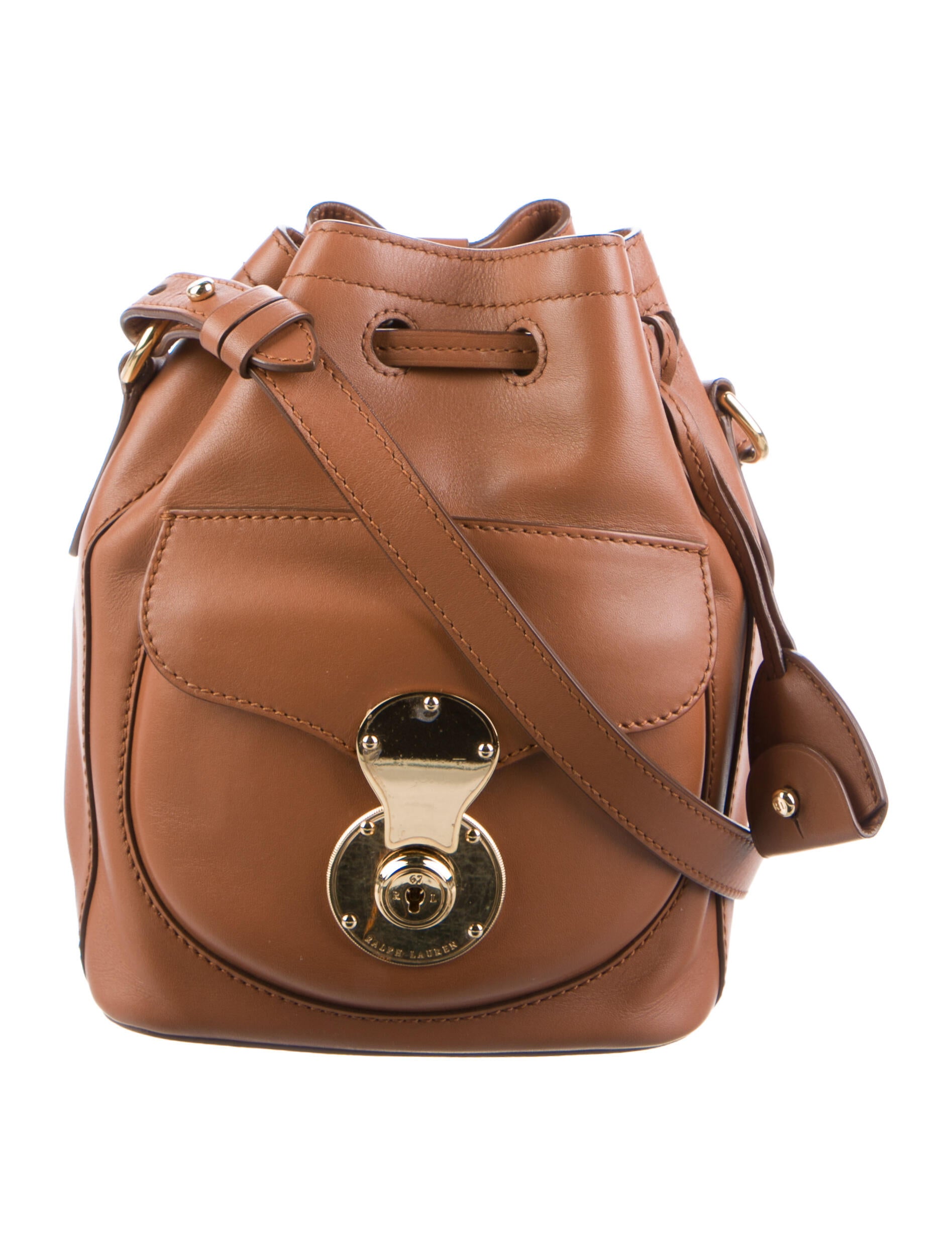 Ralph Lauren Leather Bucket Bag