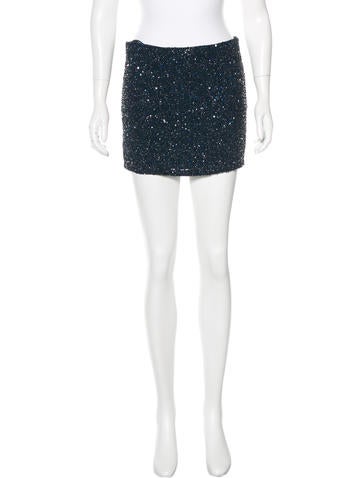 Haute Sequined Mini Skirt w/ Tags