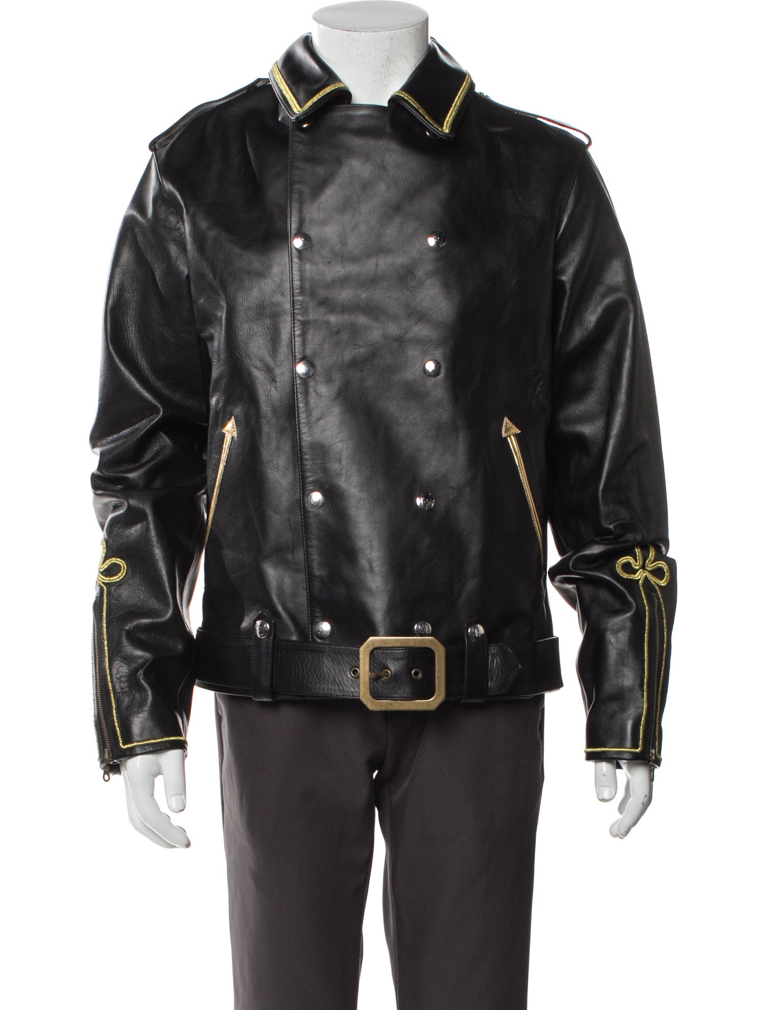 YOUTHS IN BALACLAVA Leather Moto Jacket