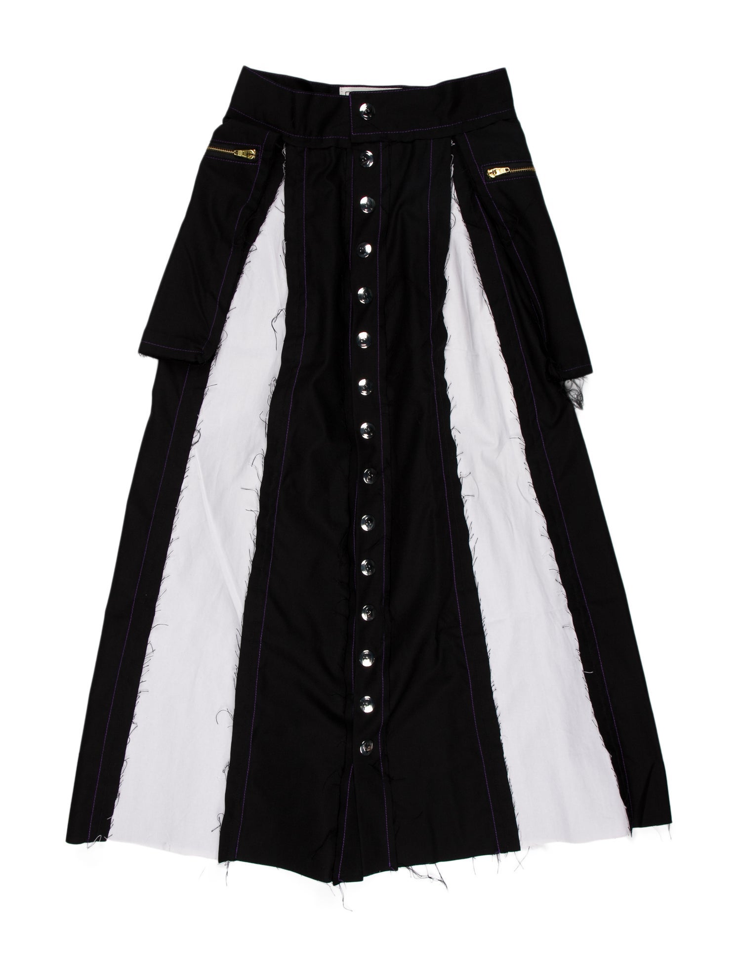 YOUTHS IN BALACLAVA Colorblock Pattern Knee-Length Skirt