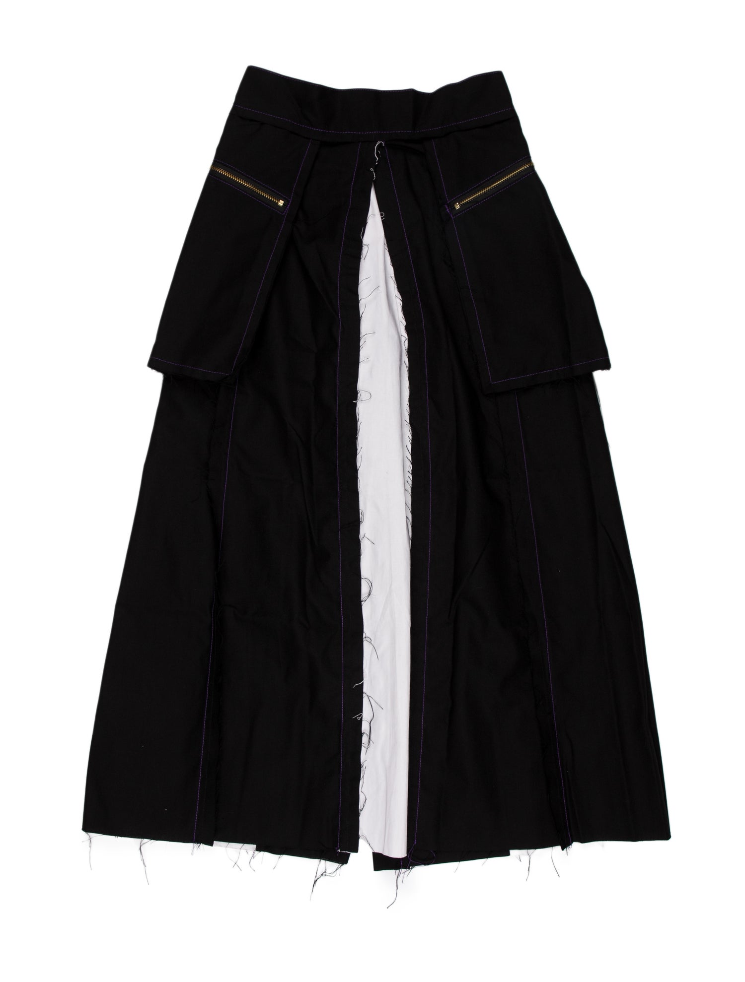 YOUTHS IN BALACLAVA Colorblock Pattern Knee-Length Skirt