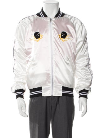 YOUTHS IN BALACLAVA Graphic Print Bomber Jacket