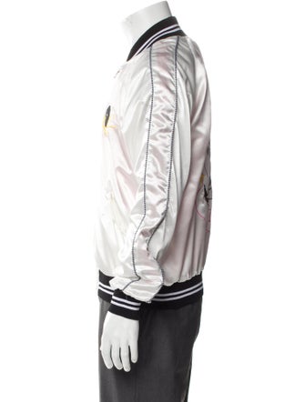 YOUTHS IN BALACLAVA Graphic Print Bomber Jacket