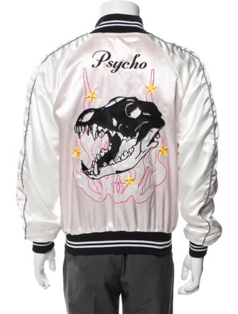 YOUTHS IN BALACLAVA Graphic Print Bomber Jacket