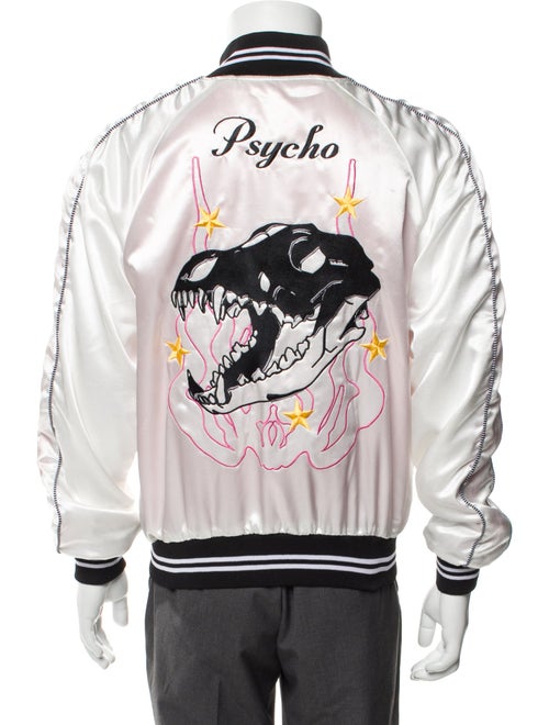 YOUTHS IN BALACLAVA Graphic Print Bomber Jacket