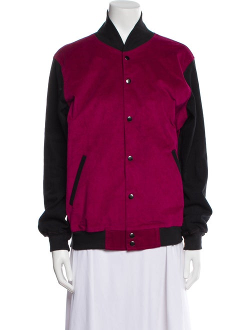 YOUTHS IN BALACLAVA Colorblock Pattern Bomber Jacket