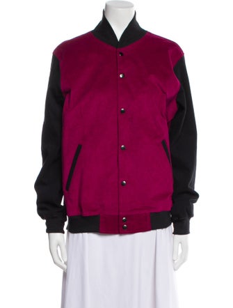 YOUTHS IN BALACLAVA Colorblock Pattern Bomber Jacket