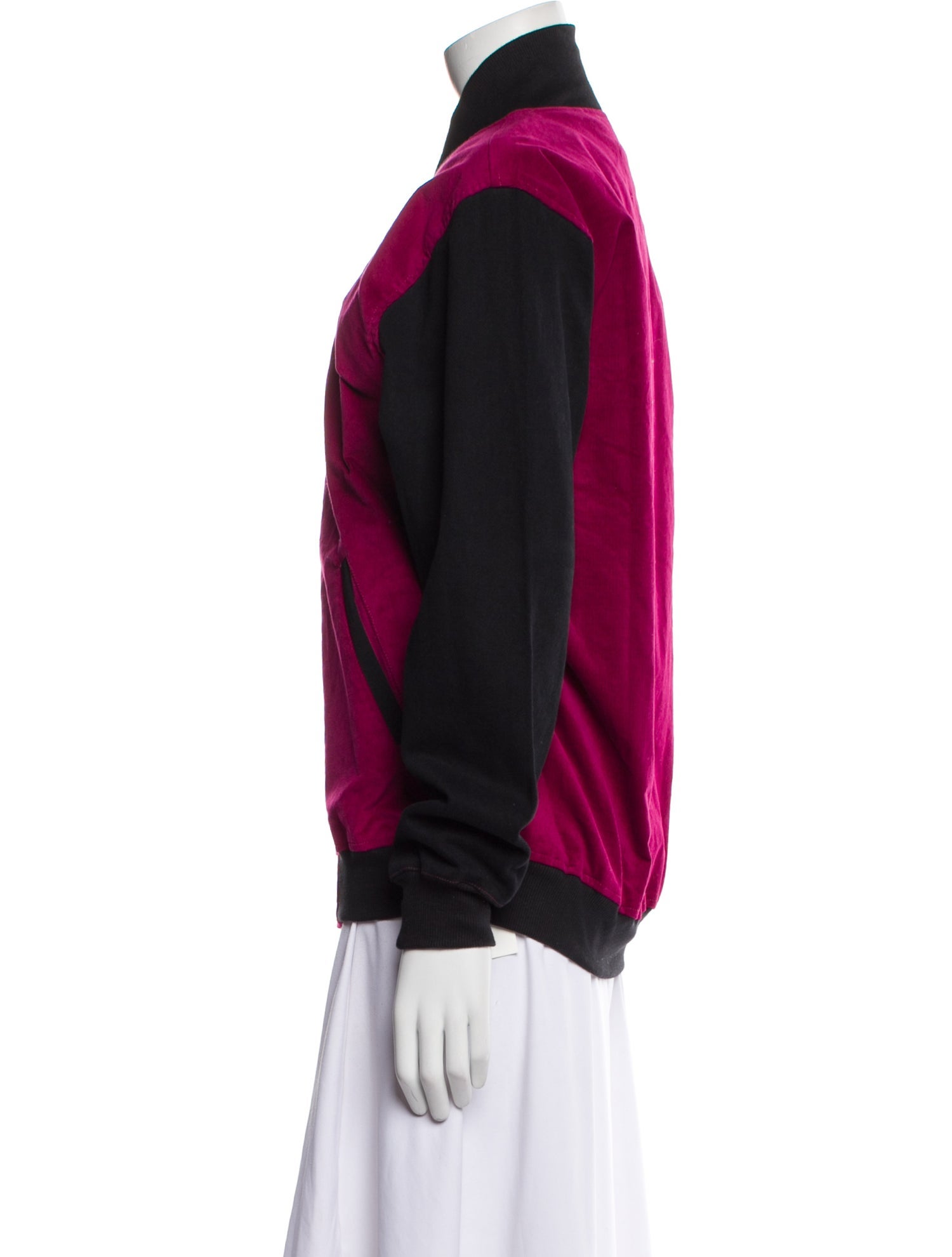 YOUTHS IN BALACLAVA Colorblock Pattern Bomber Jacket